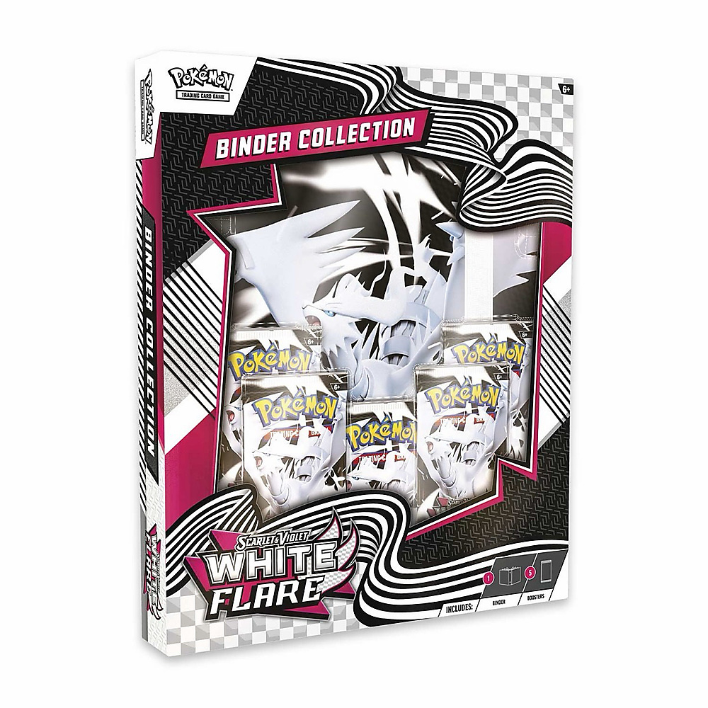 White flair binder box