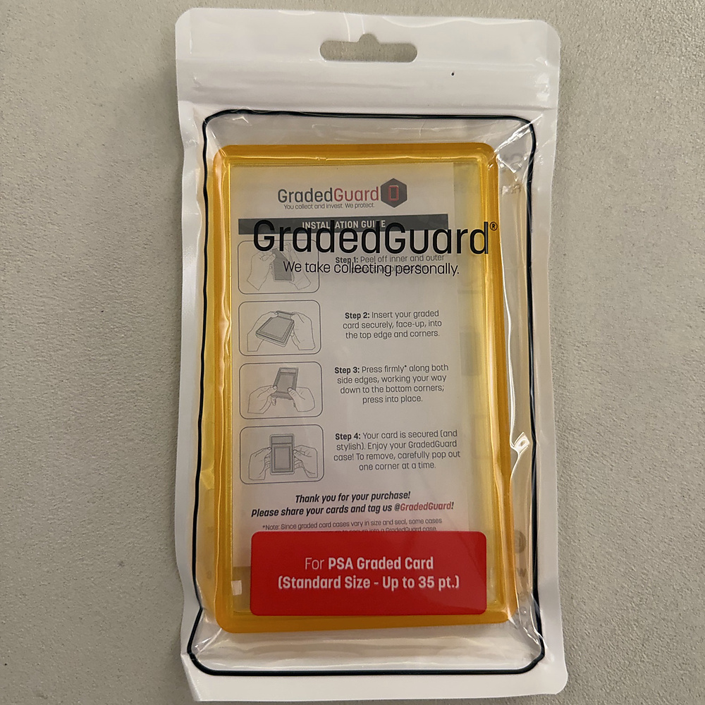 GradedGuard - Amber jewel case - for psa