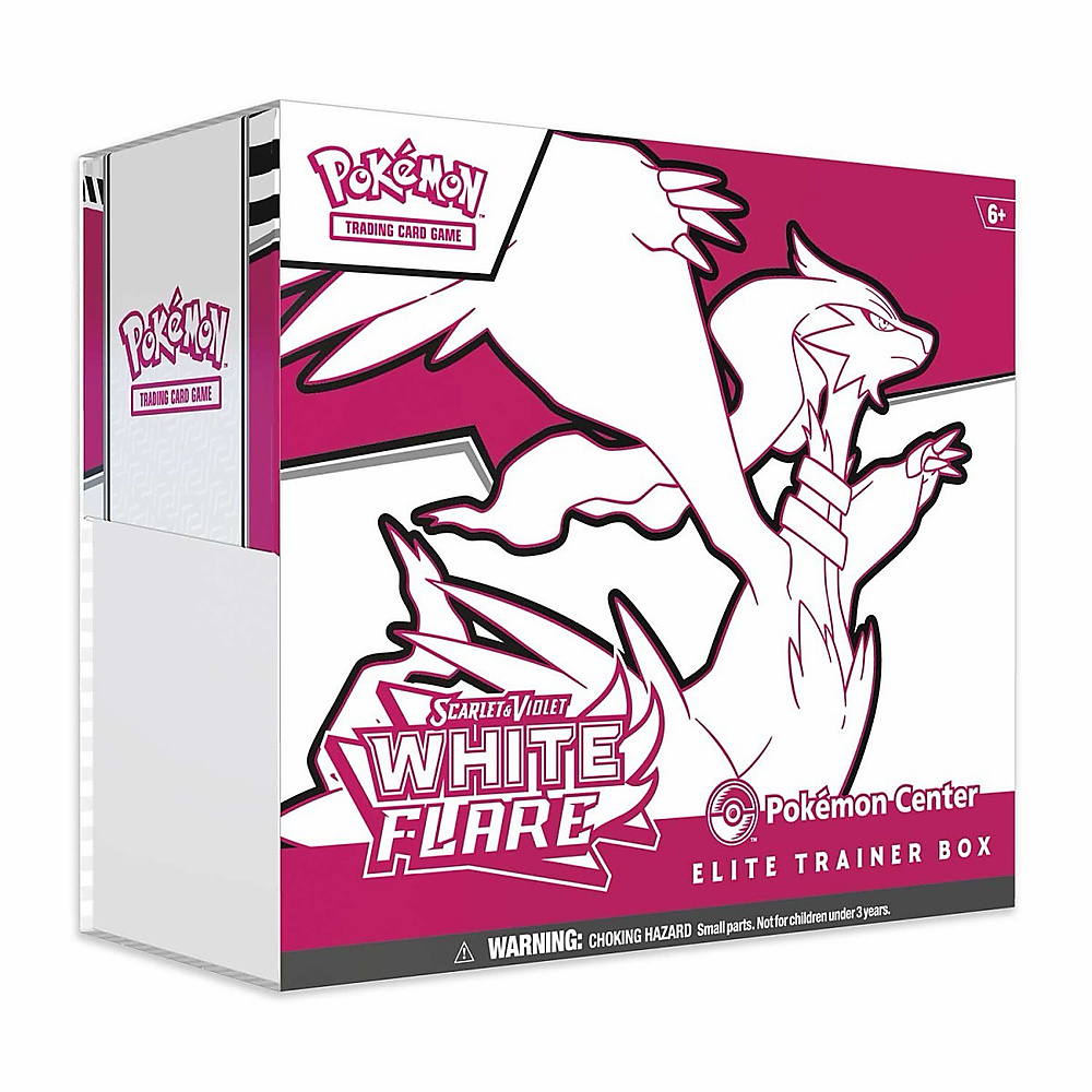 White flair pokemon center ETB