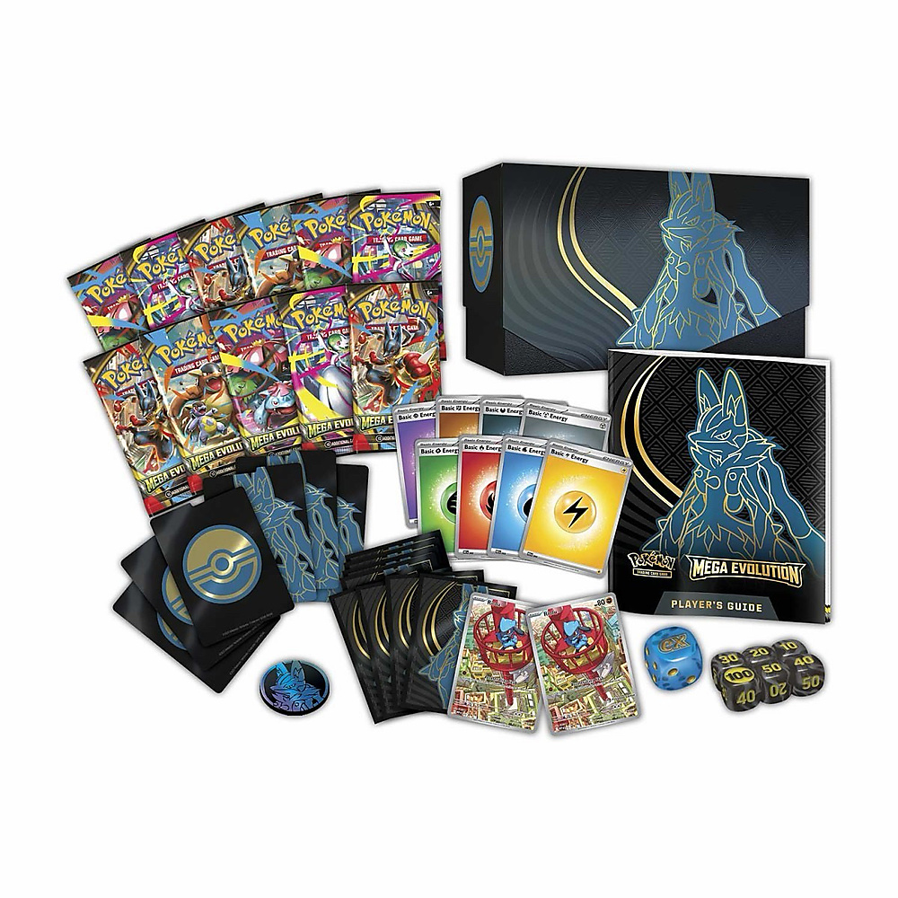 Mega evolutions lucario ETB pokemon center