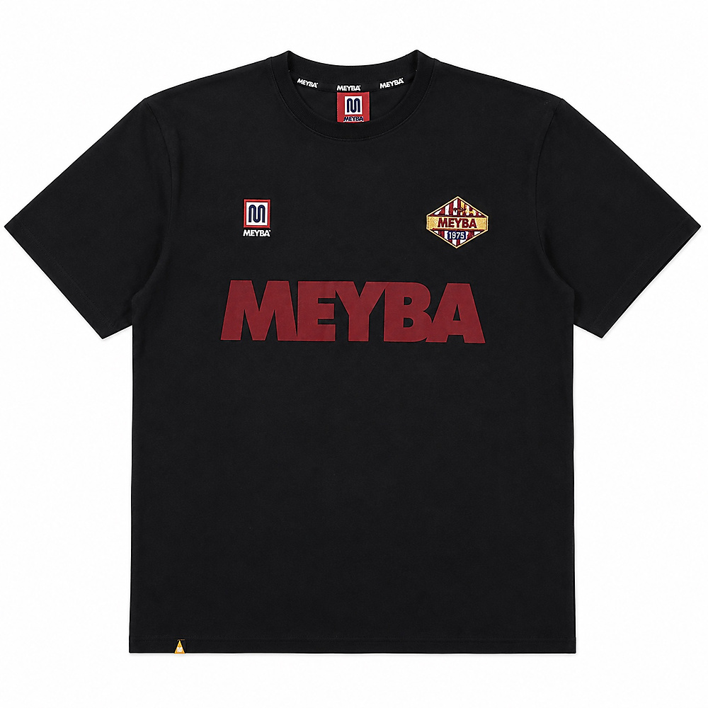Meyba Training Tee - (Red & Blue) on Black