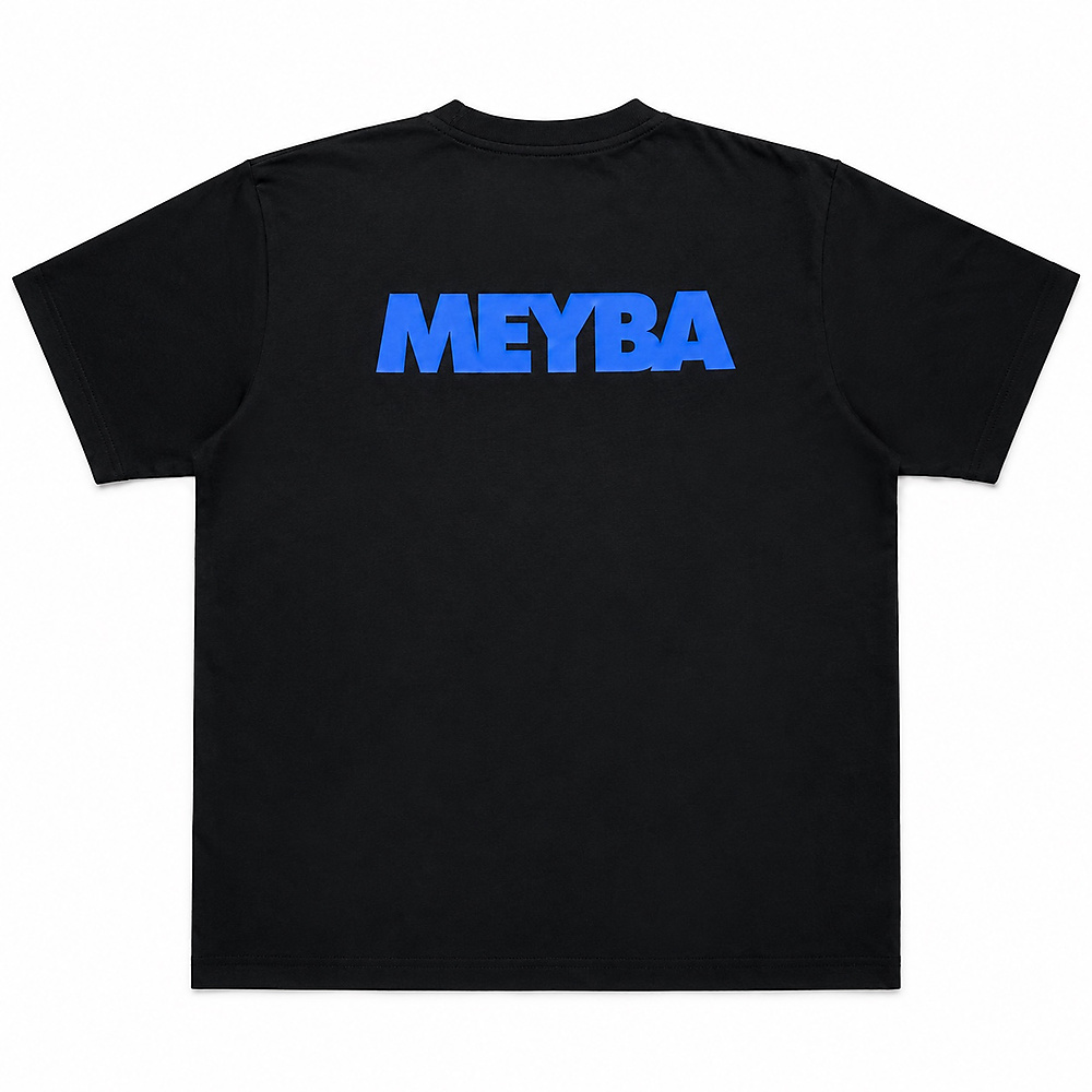 Meyba Training Tee - (Red & Blue) on Black