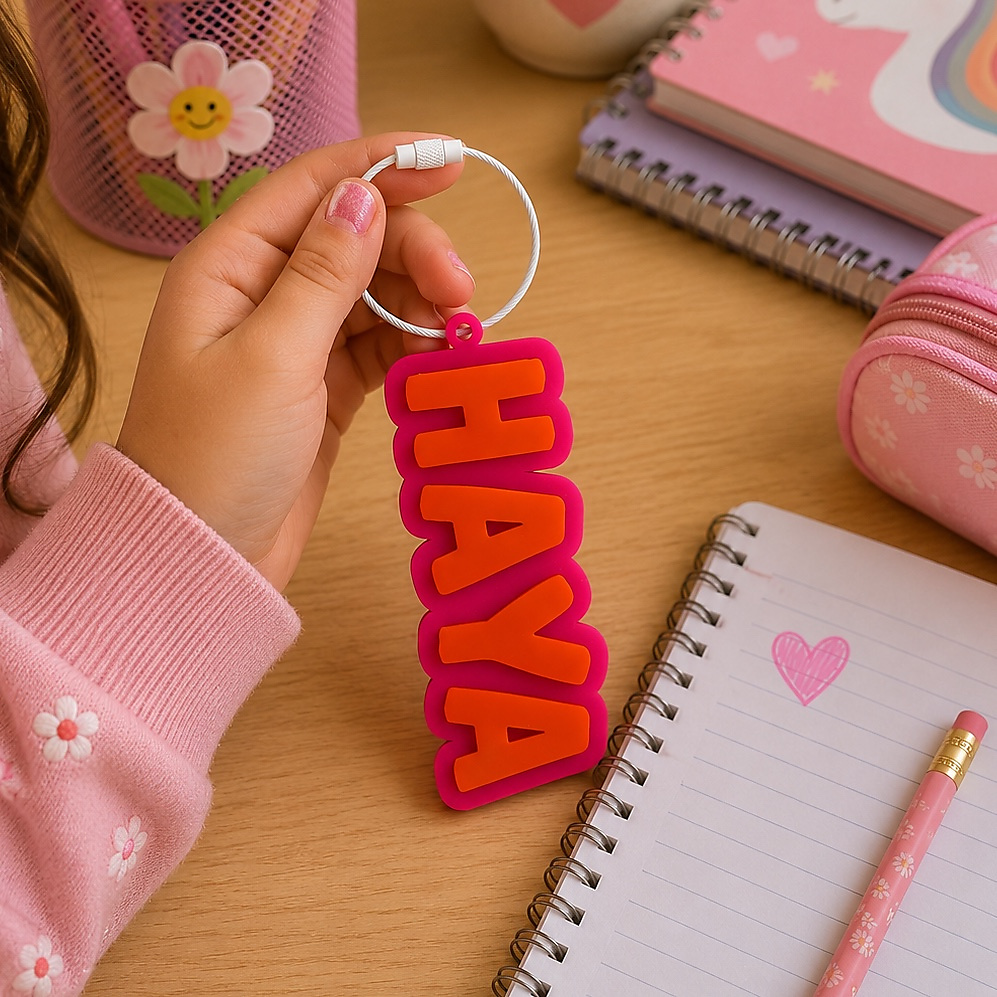 Name Tag - Dark Pink