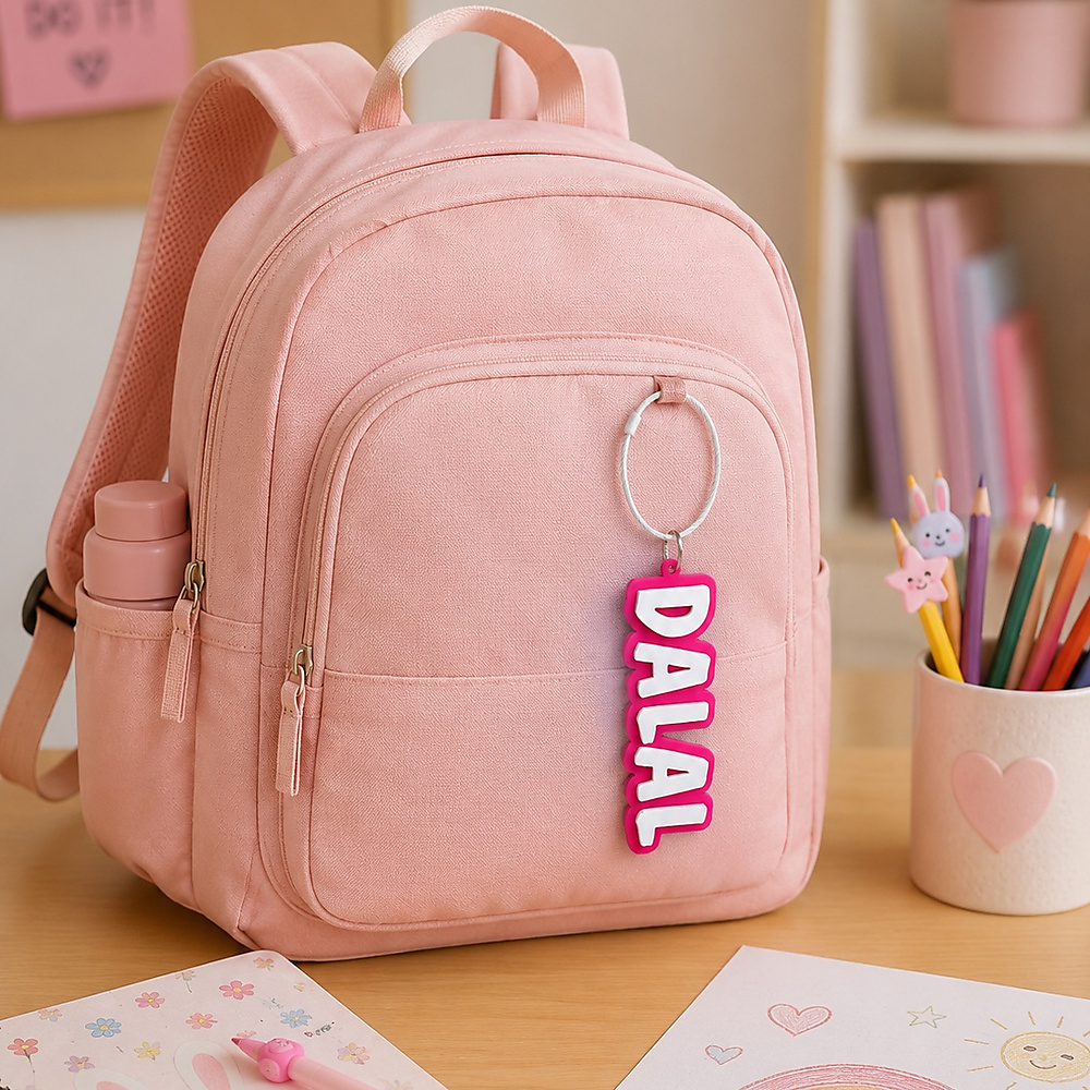 Name Tag - Dark Pink