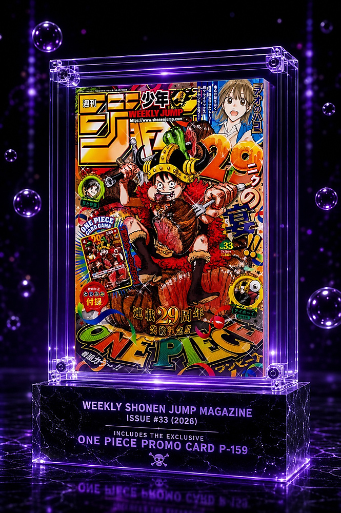 Weekly Shonen Jump Magazine Issue #33 (2026) Includes the Exclusive One Piece Promo Card P-159