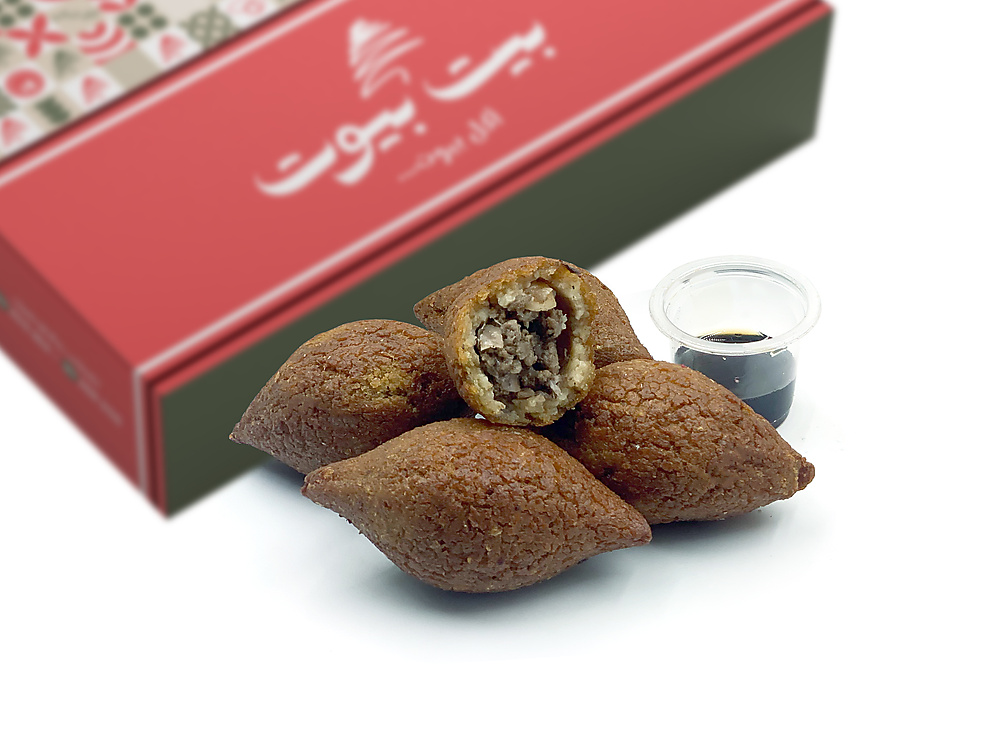 Bulgur Kibbeh, Samosa & Musakhan Rolls Box | Group Meal Boxes ...