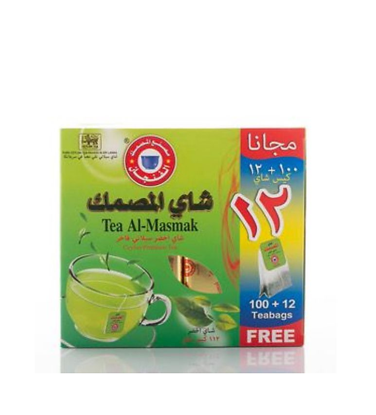 شاي اخضر 100 كيس المصمك