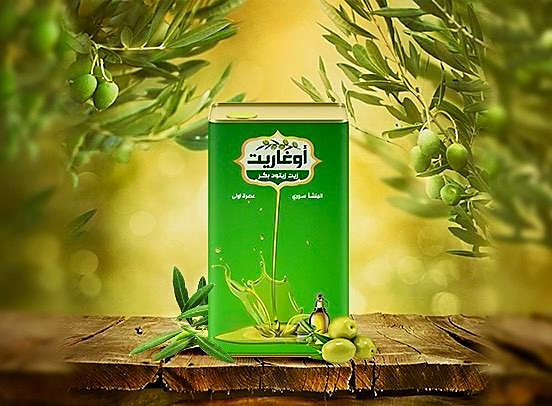 زيت زيتون اوغاريت  1 لتر
