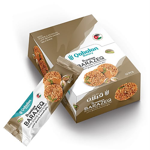 Sesame and pistachio barazek (12 pieces)