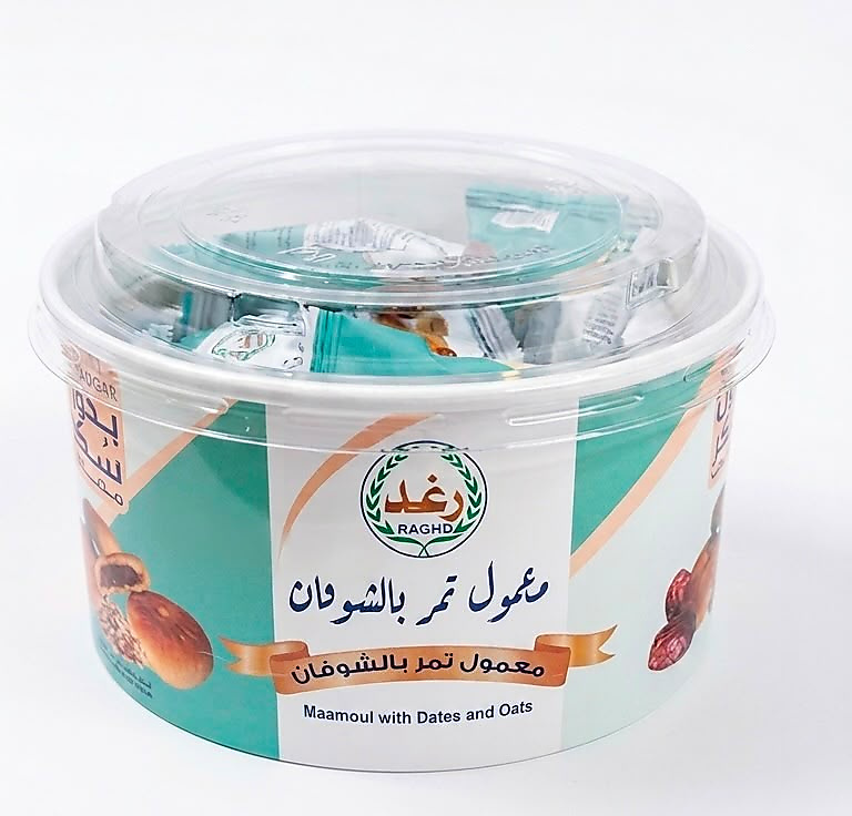 Date and oat cookies, sugar-free, 400 grams