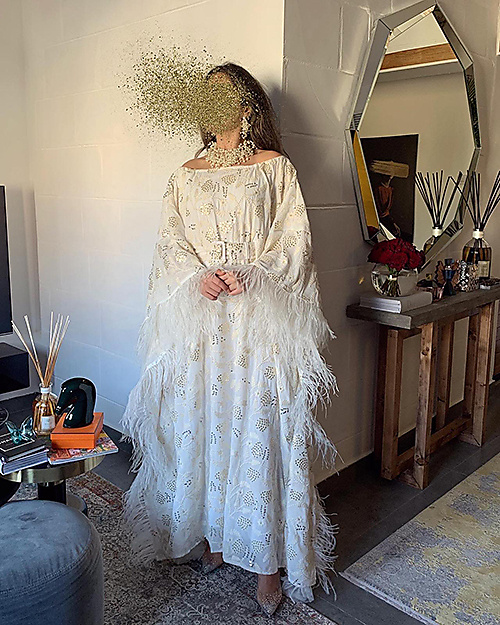 Free Size White Sparkling Dress
