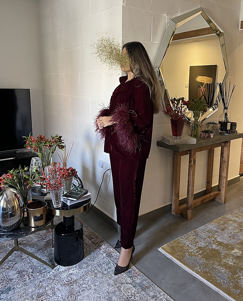 VELVET TOP WITH PANT