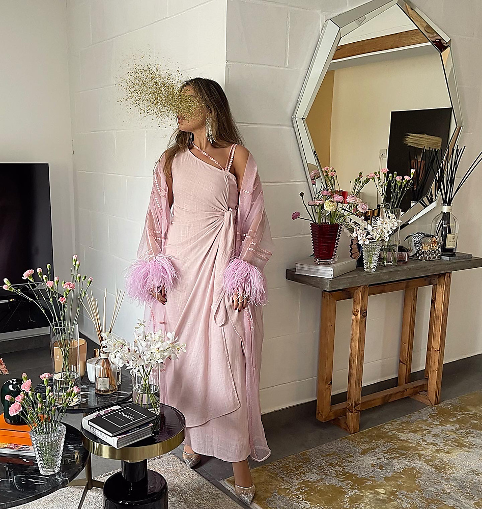 PINK WITH MIROR MAT