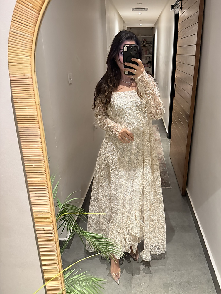 Dantel RUFFELS offwhite