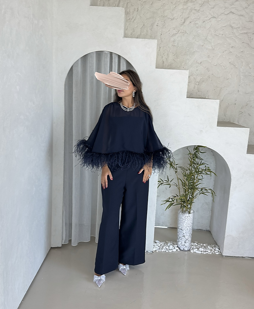 Feather jumpsuit