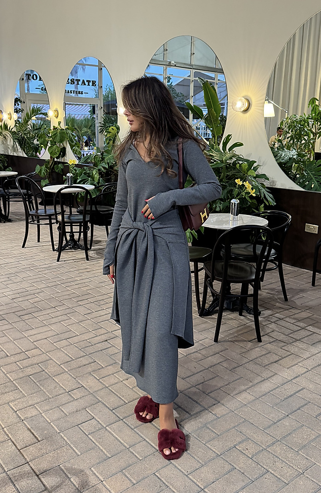 flexe grey dress