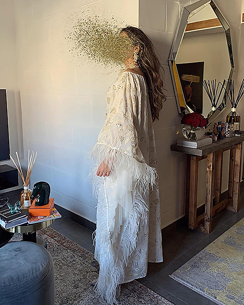 Free Size White Sparkling Dress
