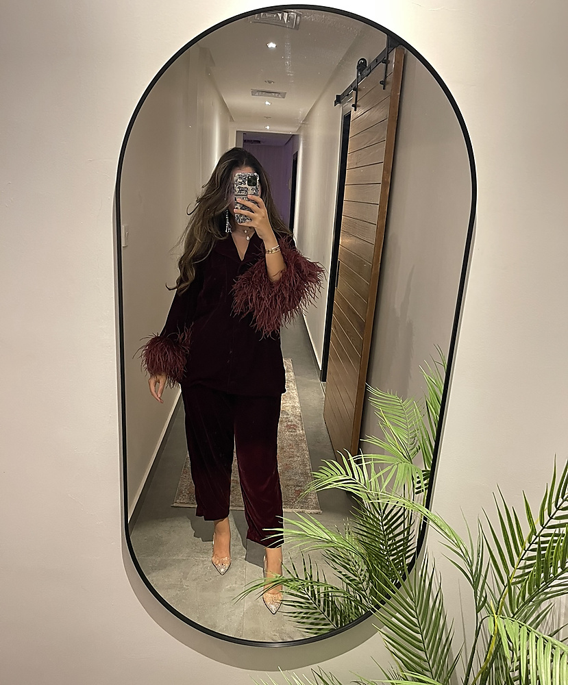 VELVET TOP WITH PANT