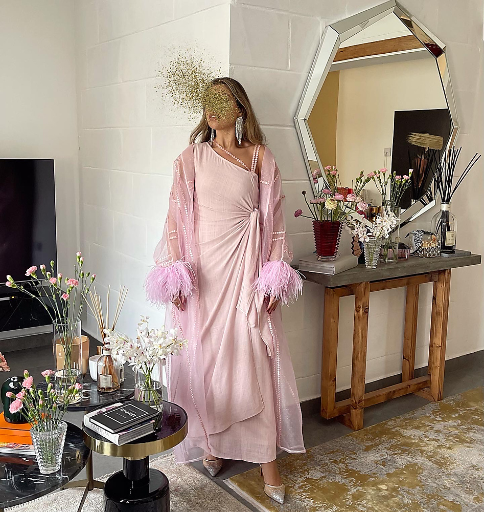 PINK WITH MIROR MAT