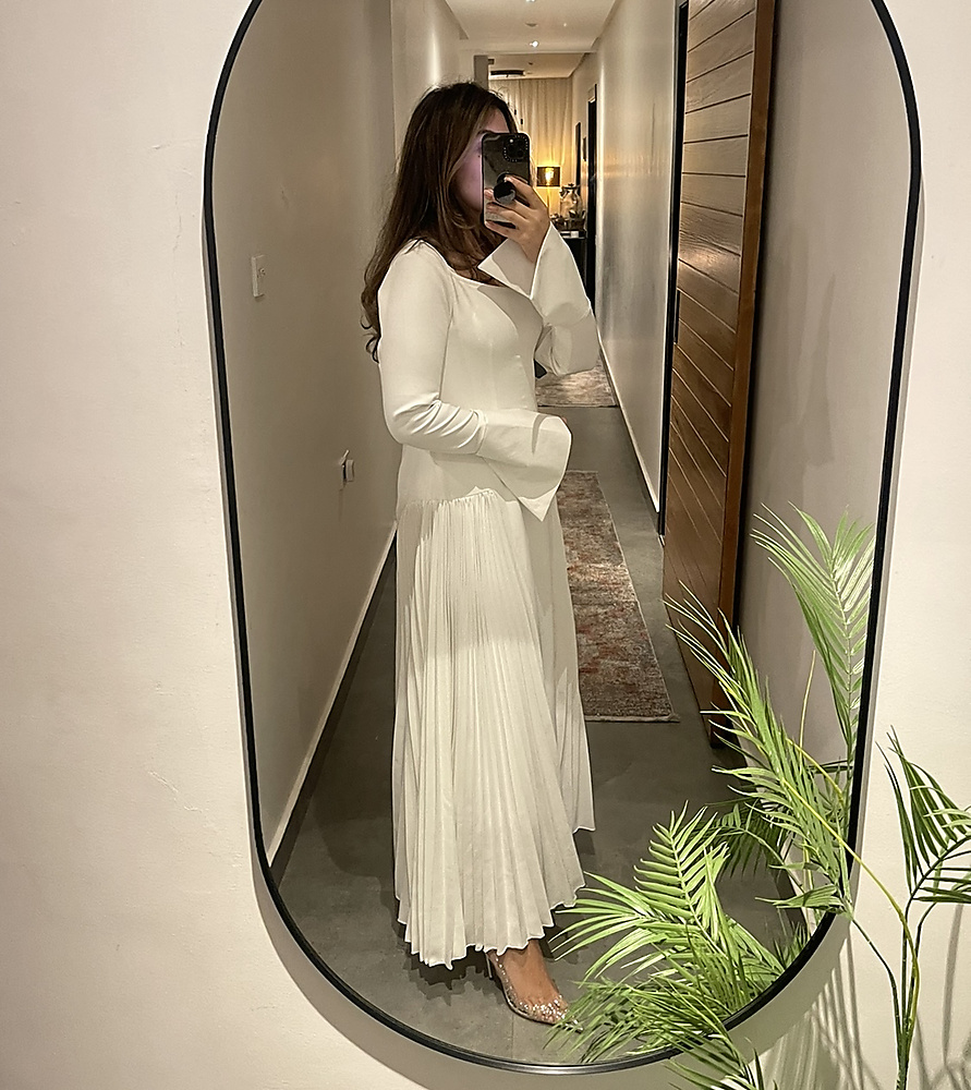 PLEATED DRESS