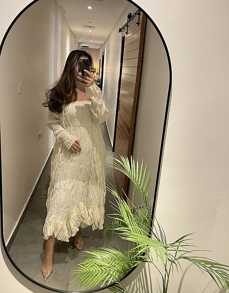 buffy creme dress