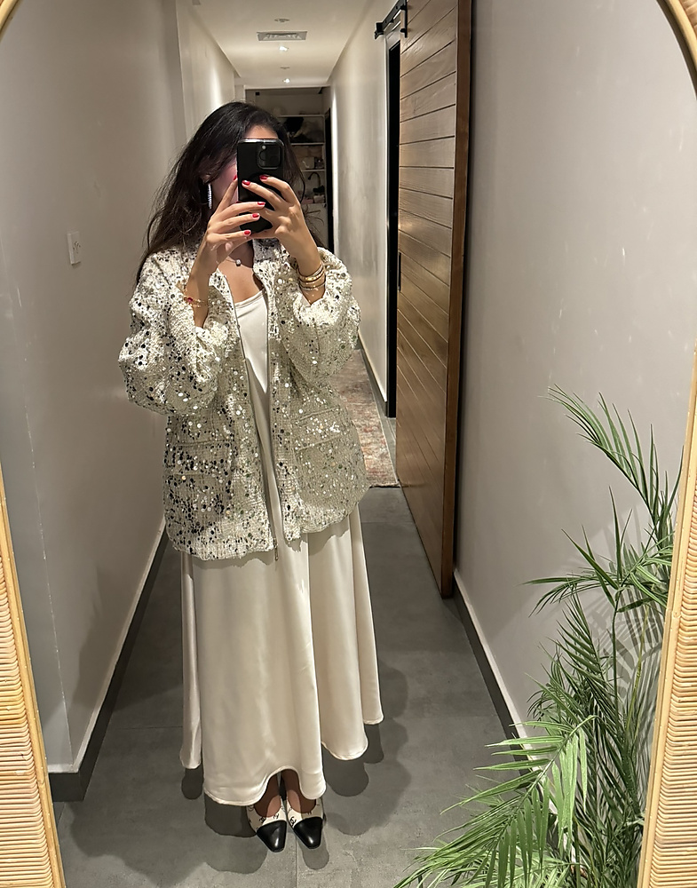 BOMBER GLITTERY FULL LOOK