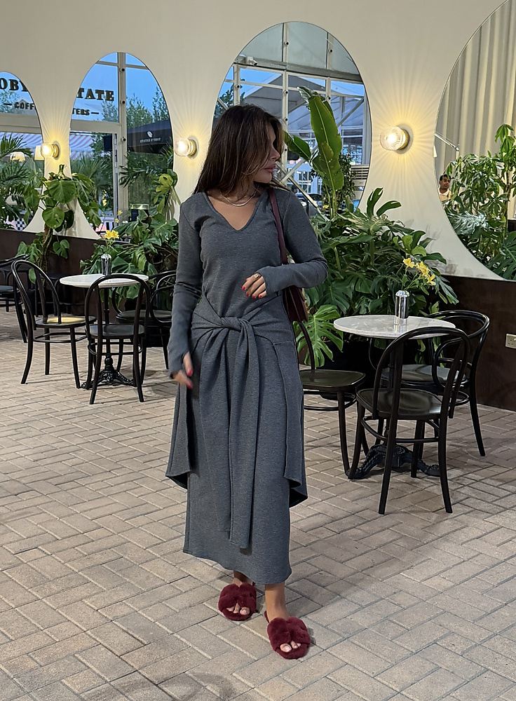 flexe grey dress