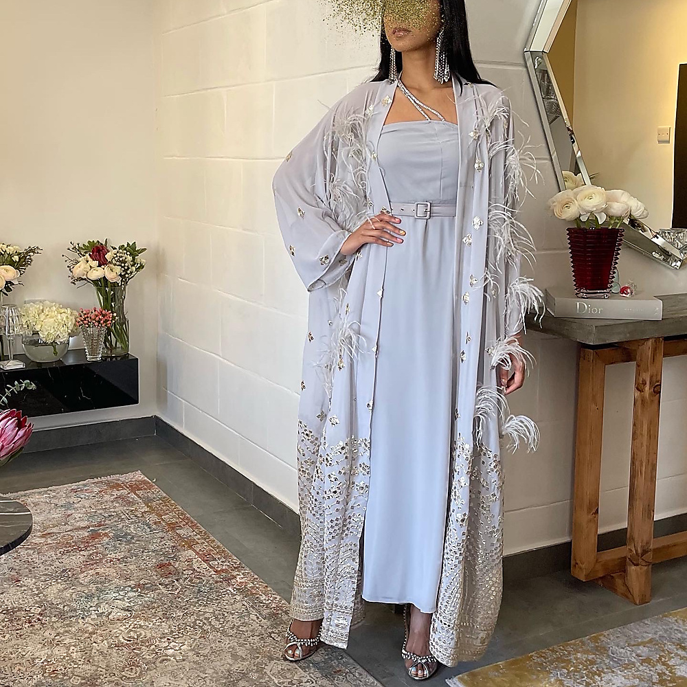 GREY KAFTAN