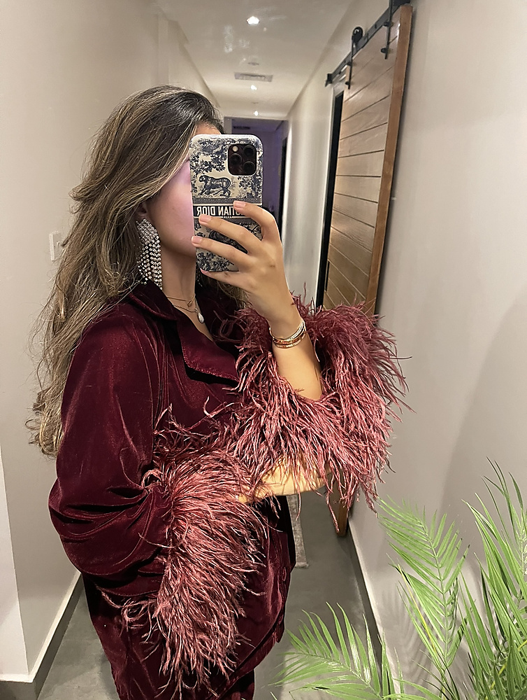 VELVET TOP WITH PANT