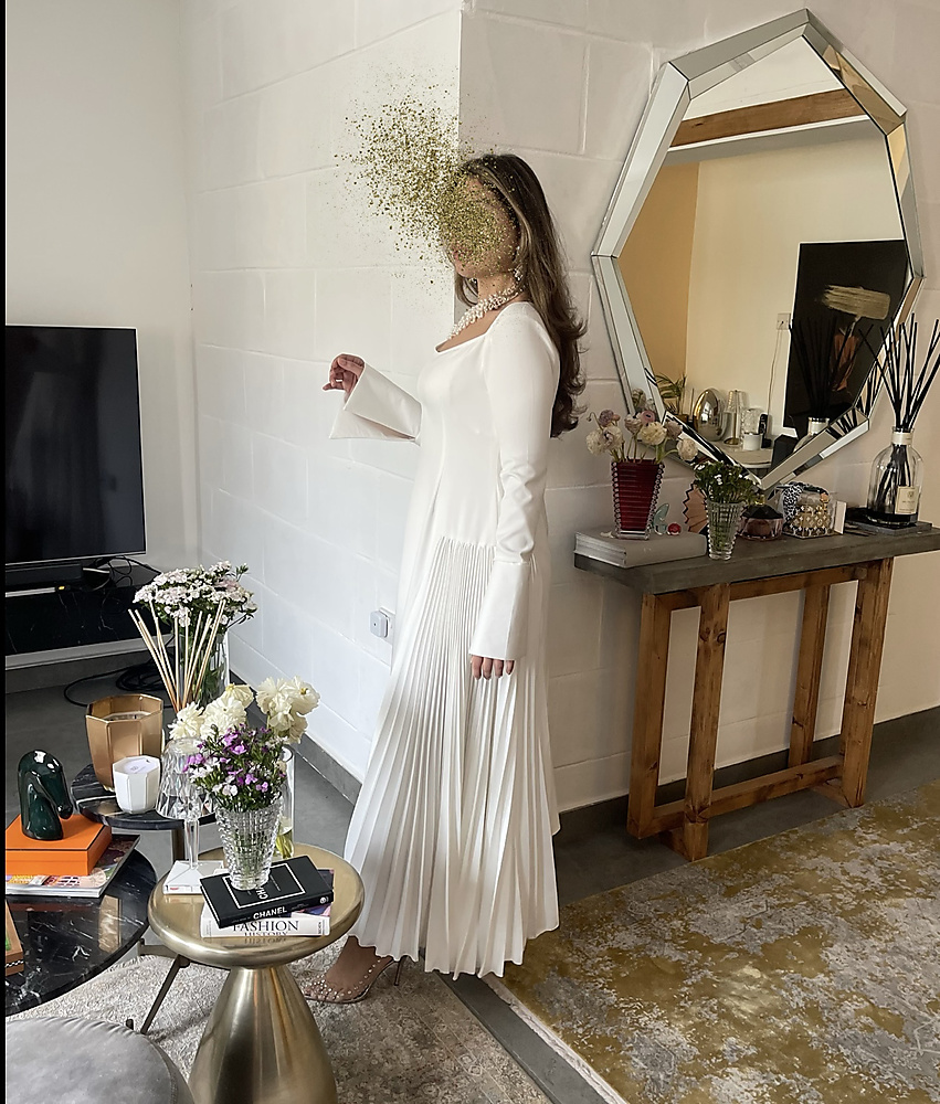 PLEATED DRESS