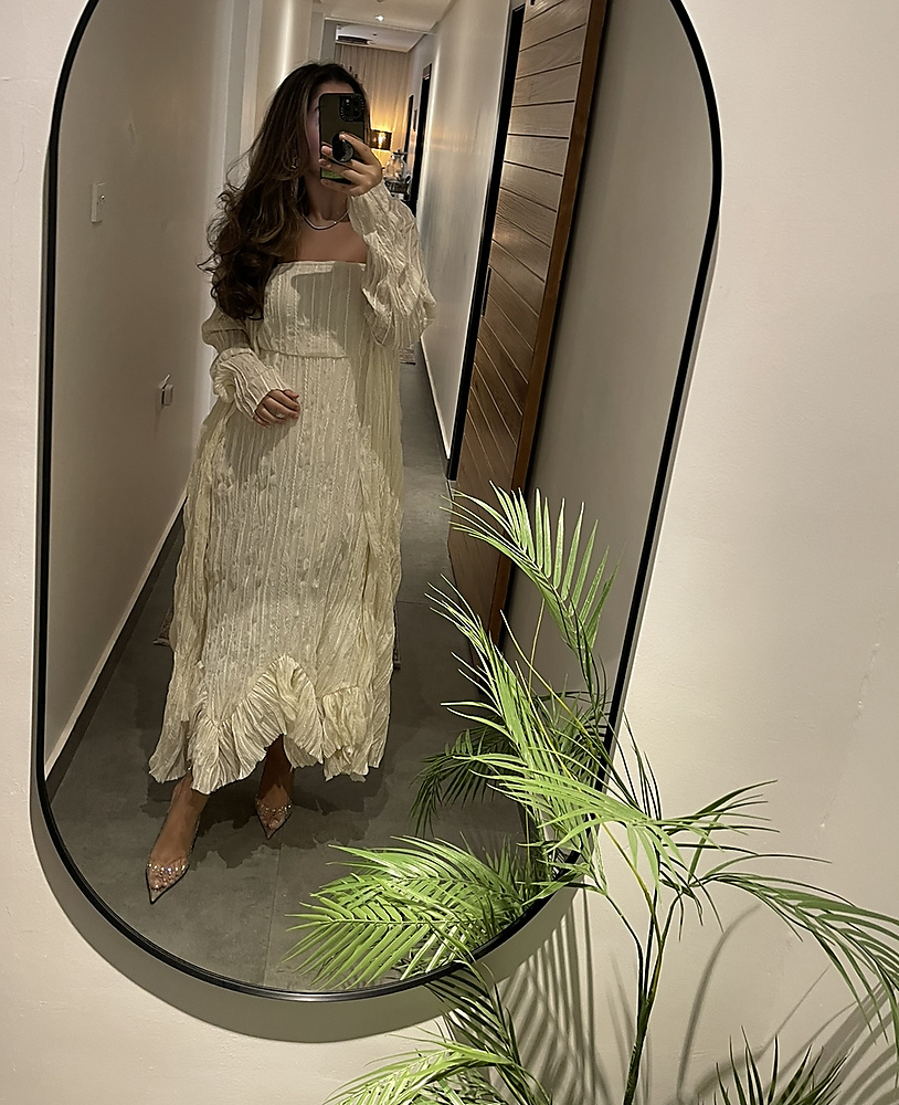 buffy creme dress