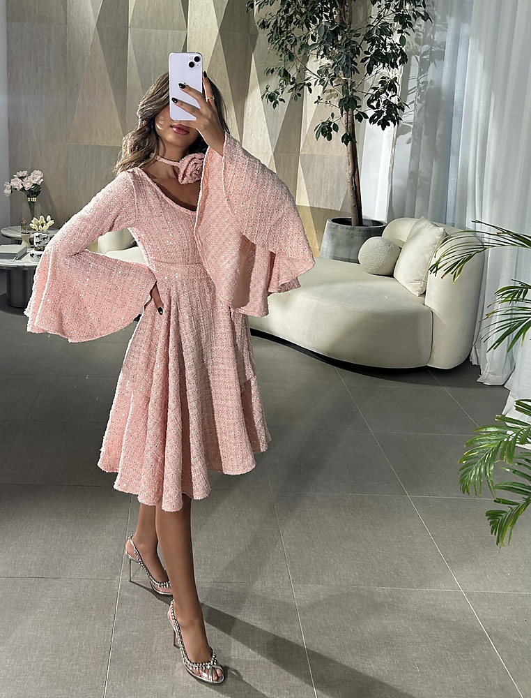 TWED PINK DRESS