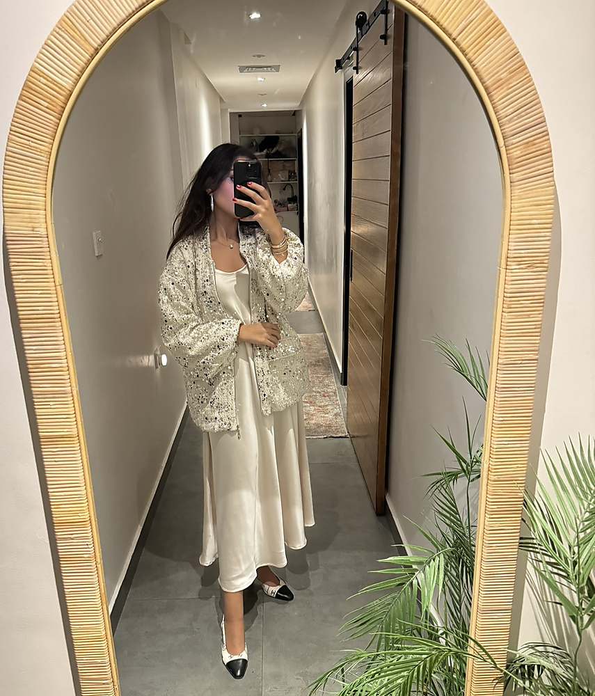 BOMBER GLITTERY FULL LOOK