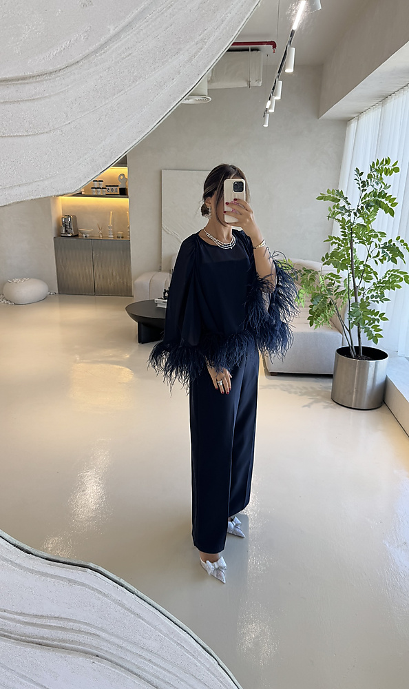 Feather jumpsuit