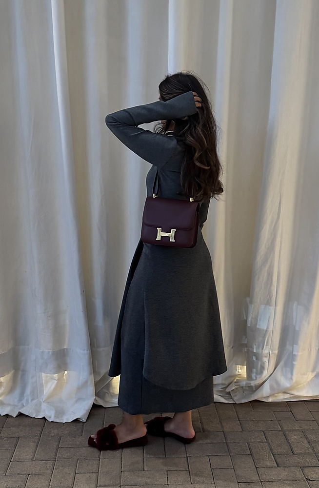 flexe grey dress