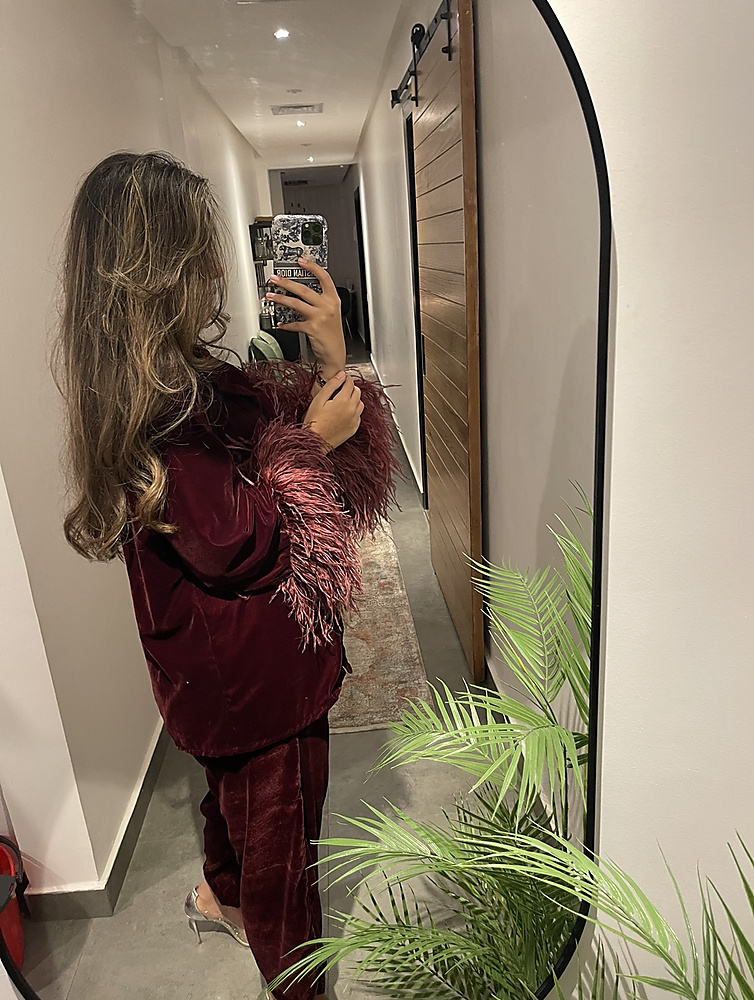 VELVET TOP WITH PANT