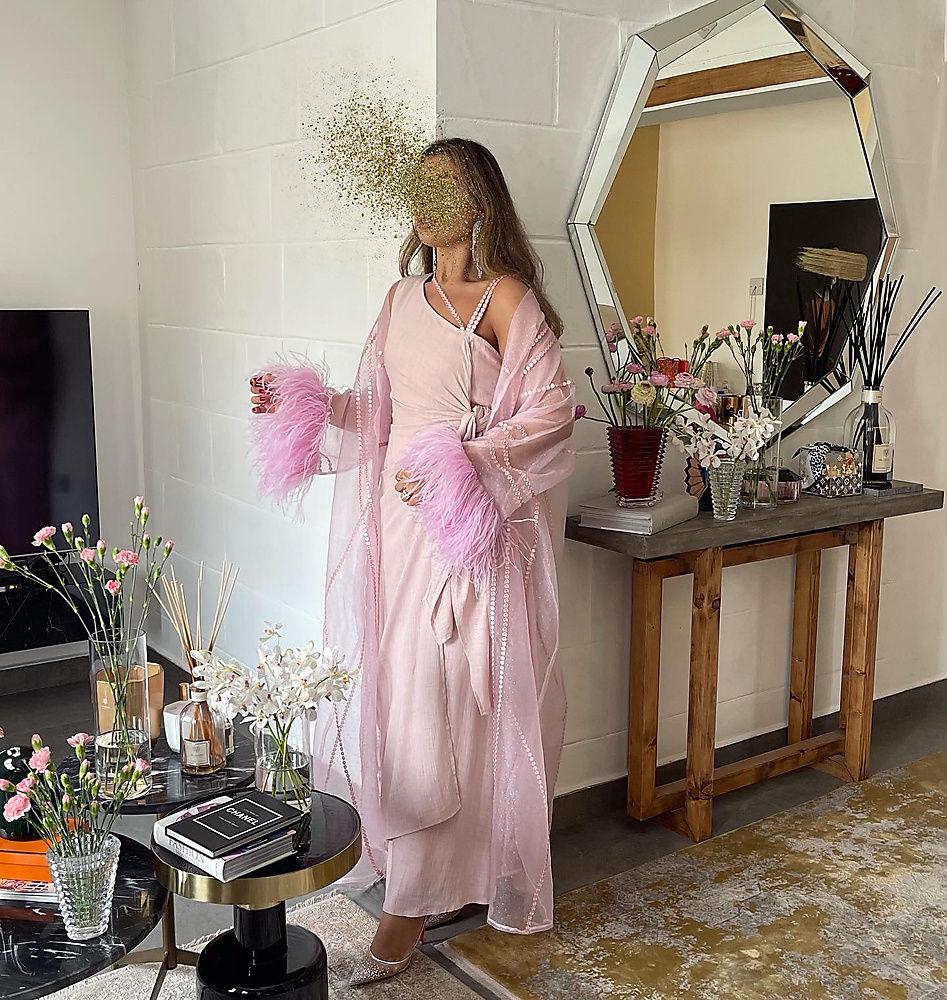 PINK WITH MIROR MAT