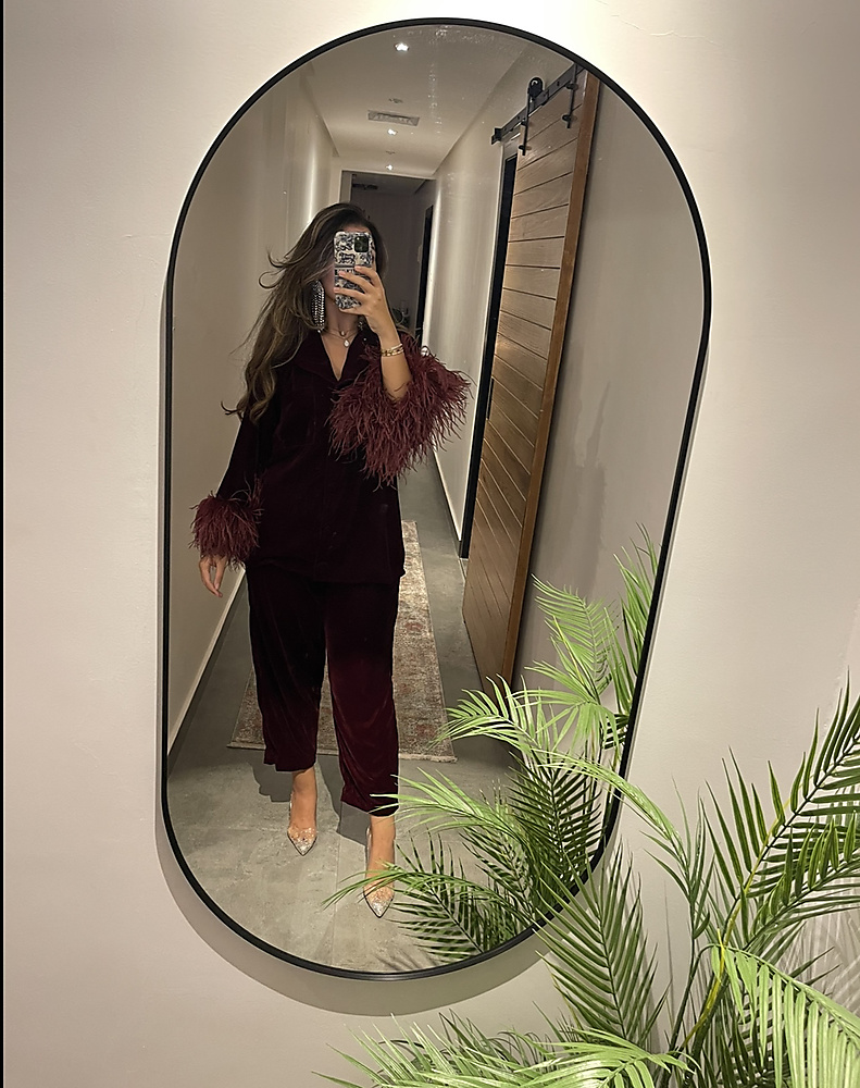 VELVET TOP WITH PANT