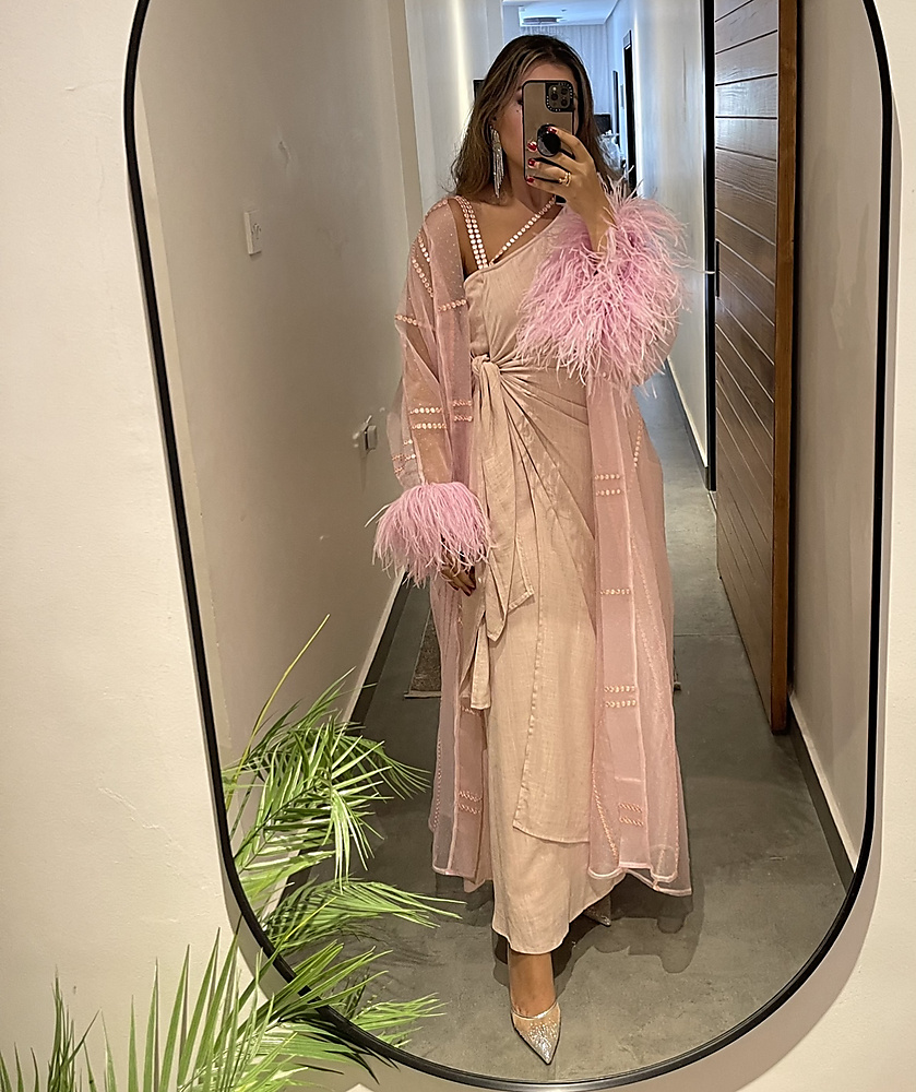 PINK WITH MIROR MAT