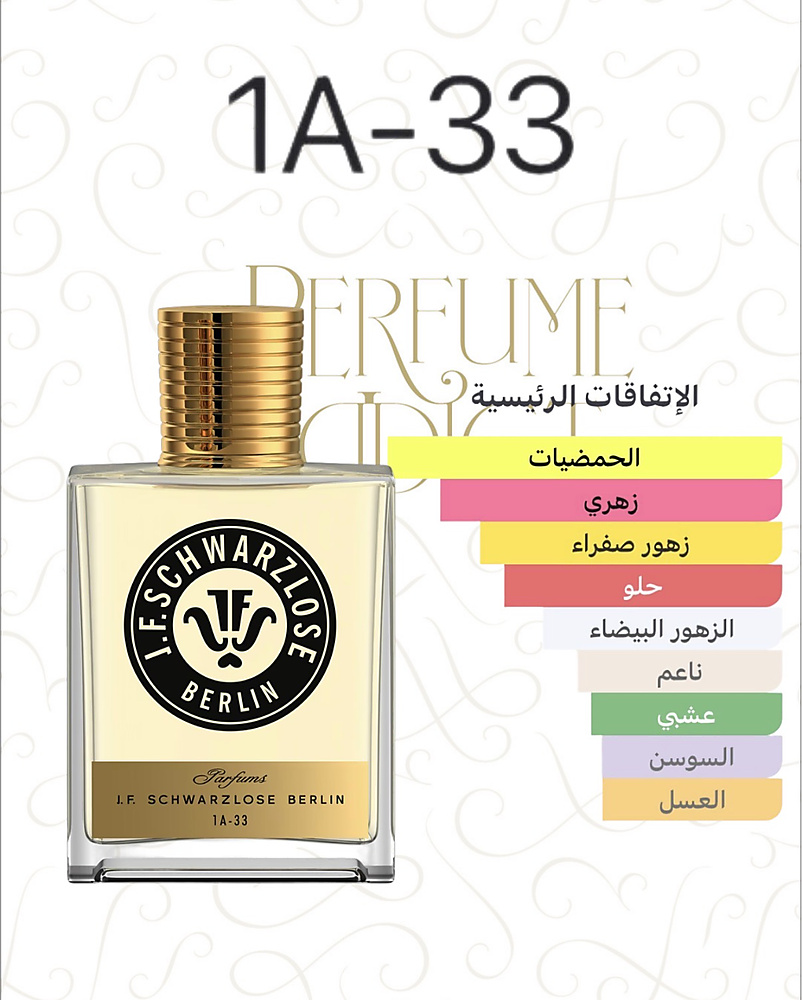J.F.Schwarzlose Berlin - 1A-33 Eau de Parfum 100 ml