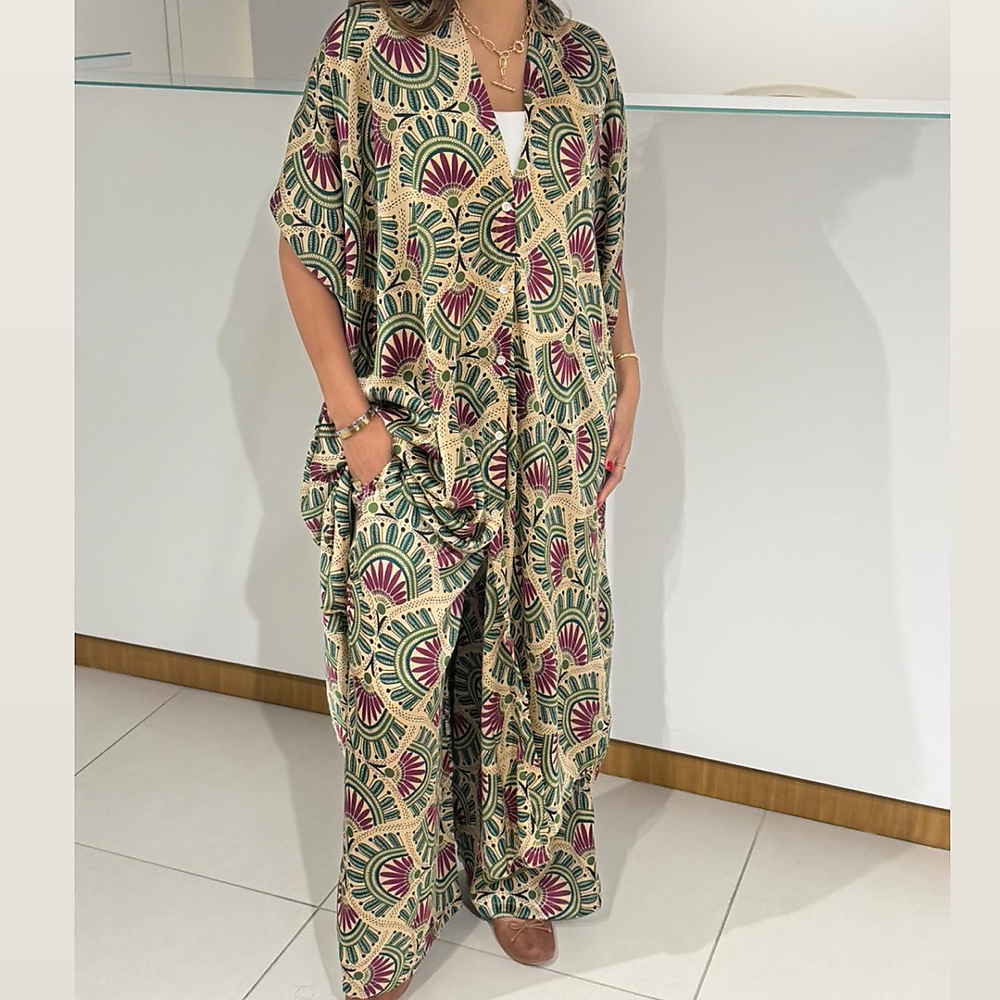 Silk Set Top & Pants