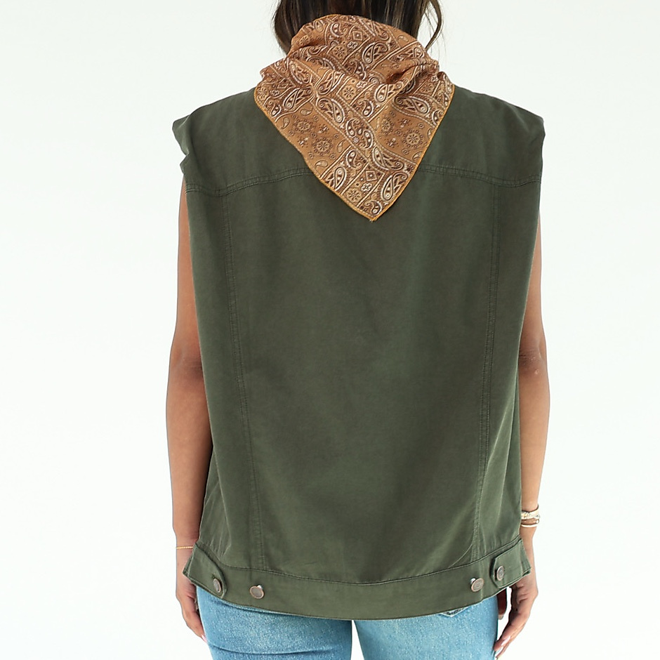 Olive Green Vest
