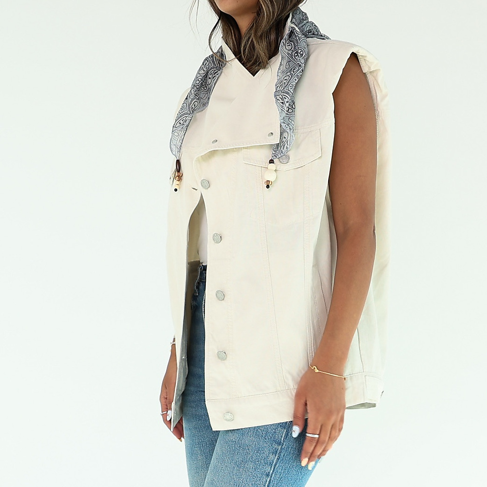 Off White Vest