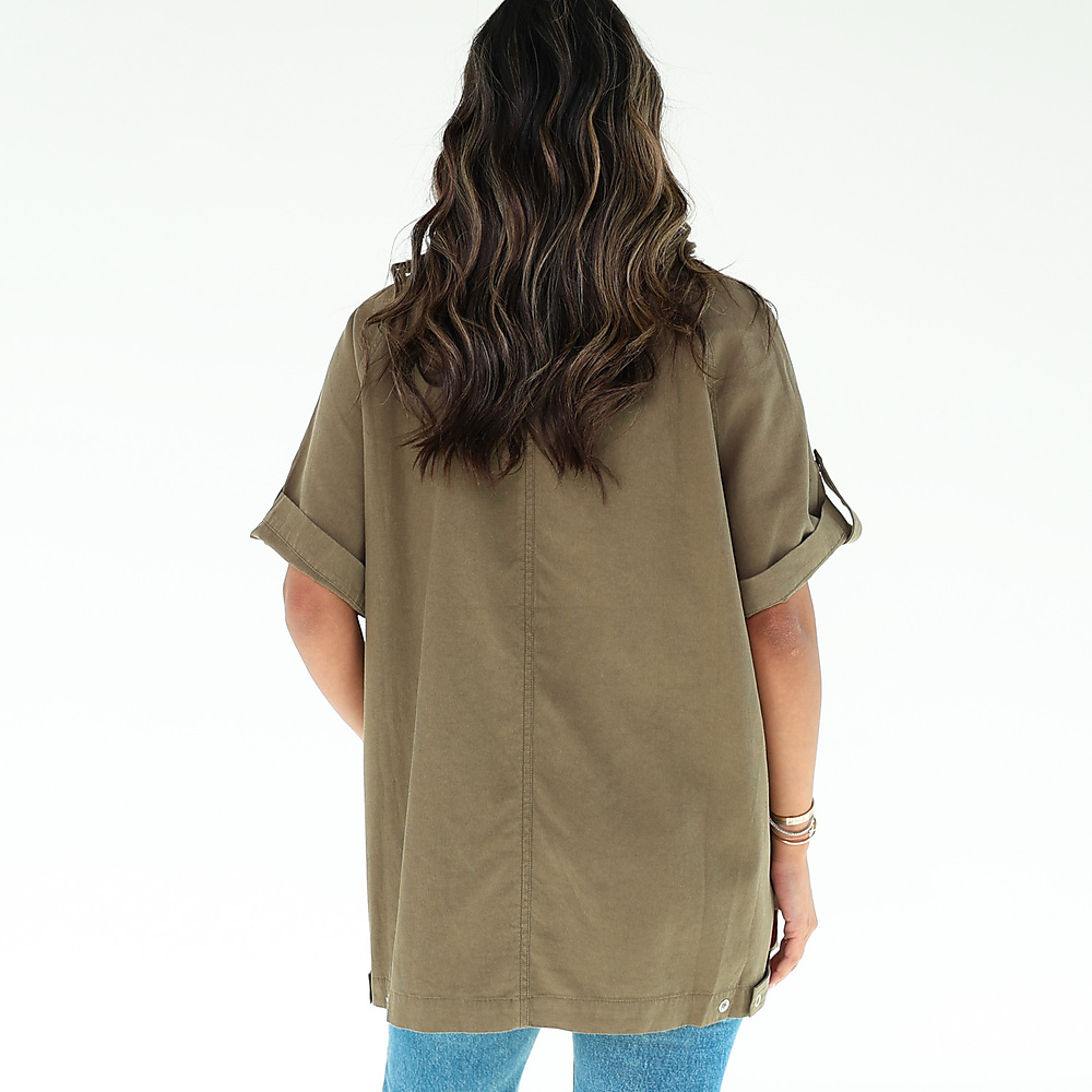 Olive Green Cardigan