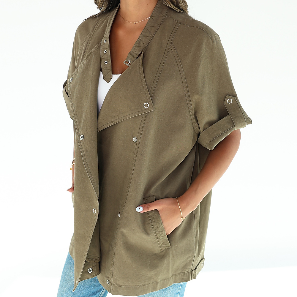 Olive Green Cardigan