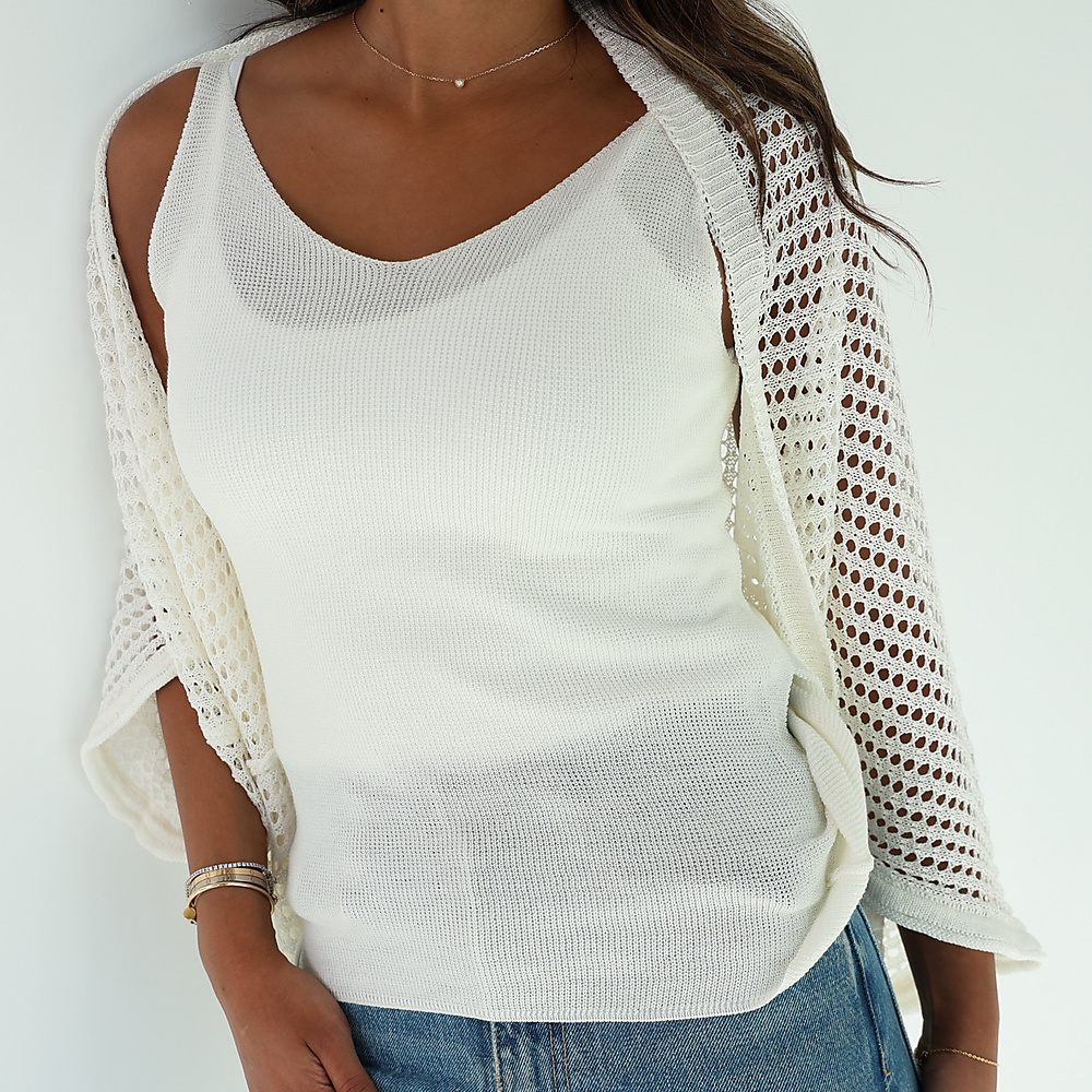 Fishnet Off White