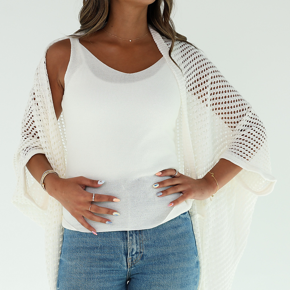 Fishnet Off White