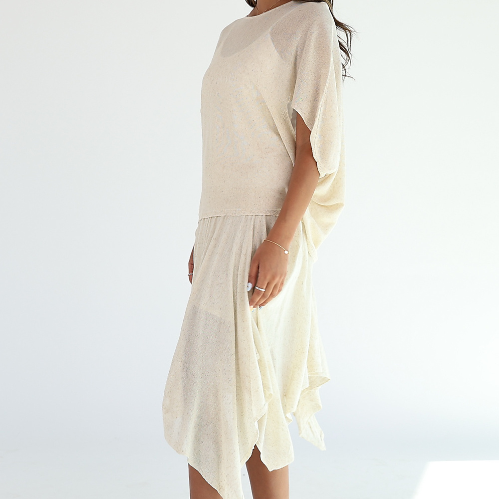 Beige 2-Piece Knit Set