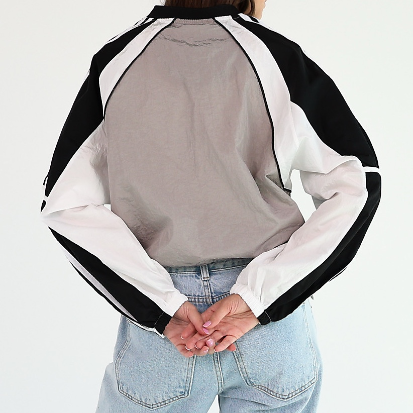 Bomber black stripe Grey