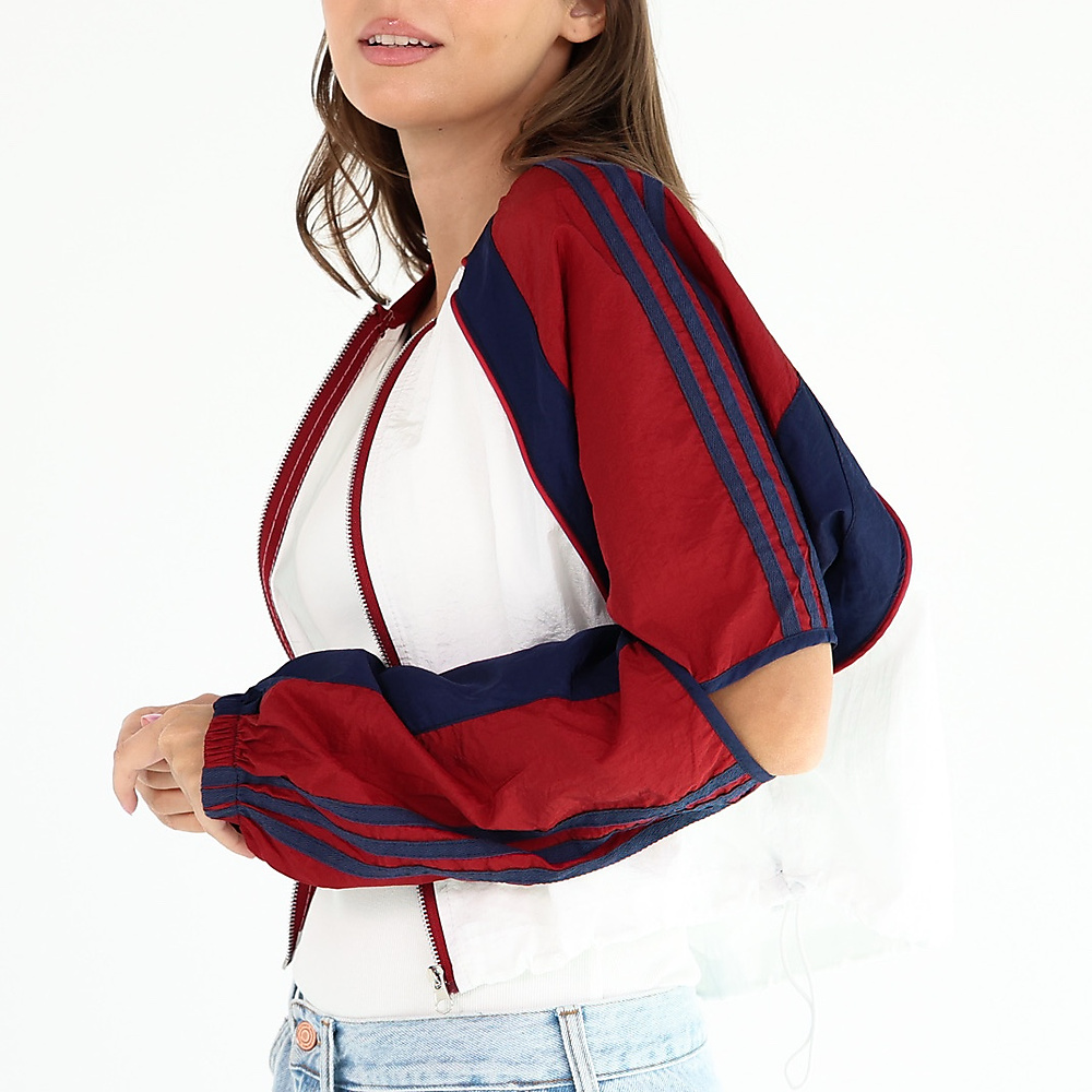 Bomber black stripe Red